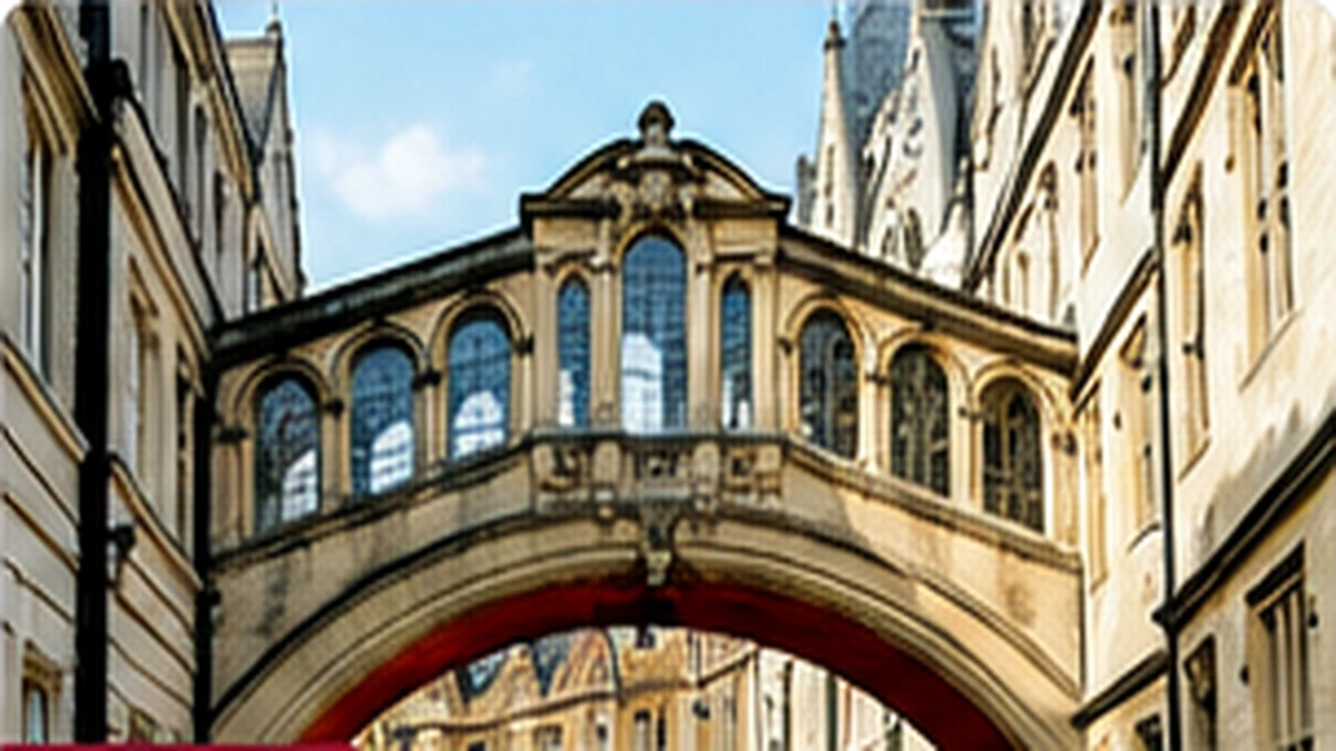 Oxford Bridge of Sighs köprüsü